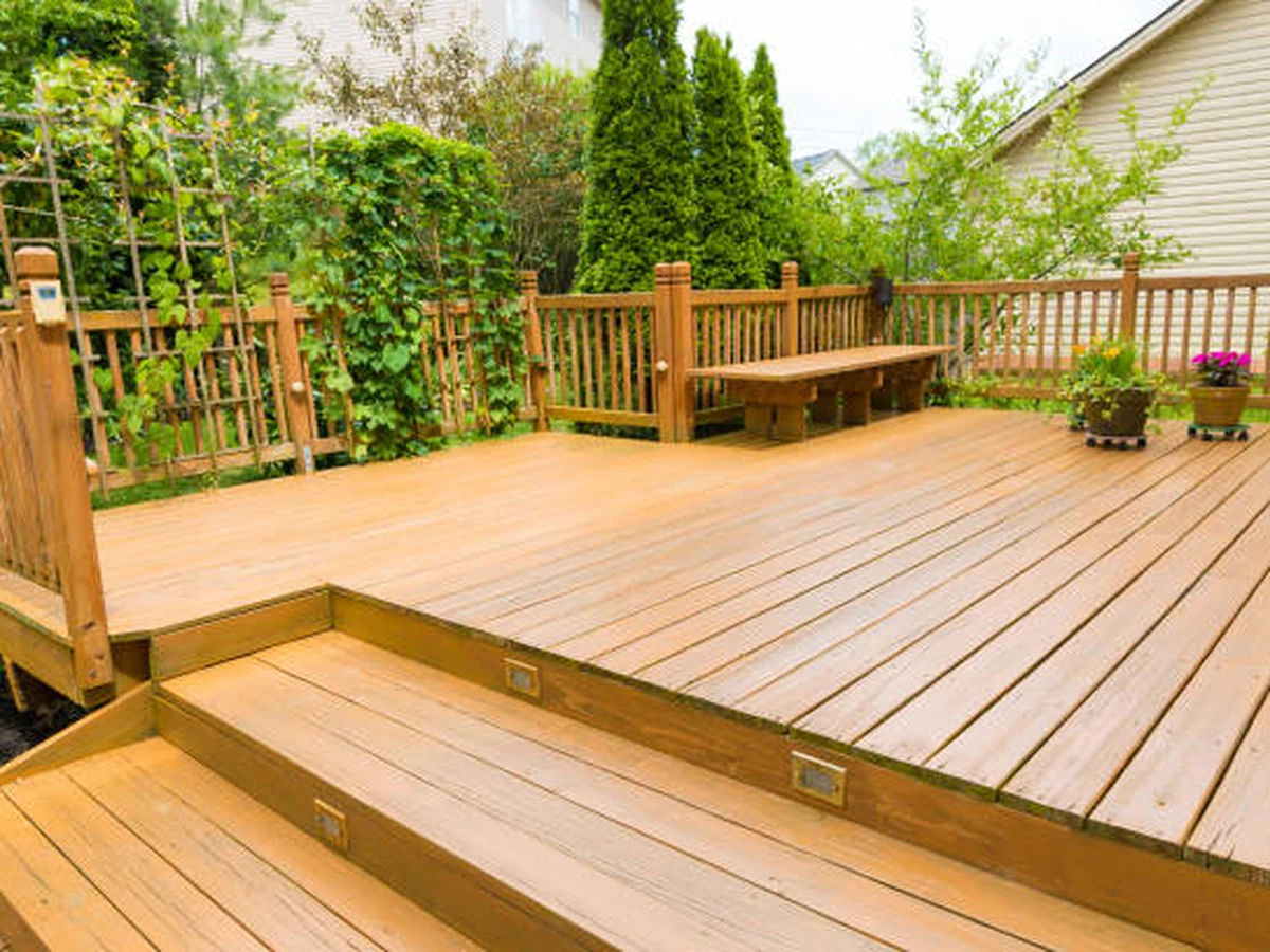 Deck painting in Bridgend by Bridgend Decorators, protective coatings for garden decking and timber structures