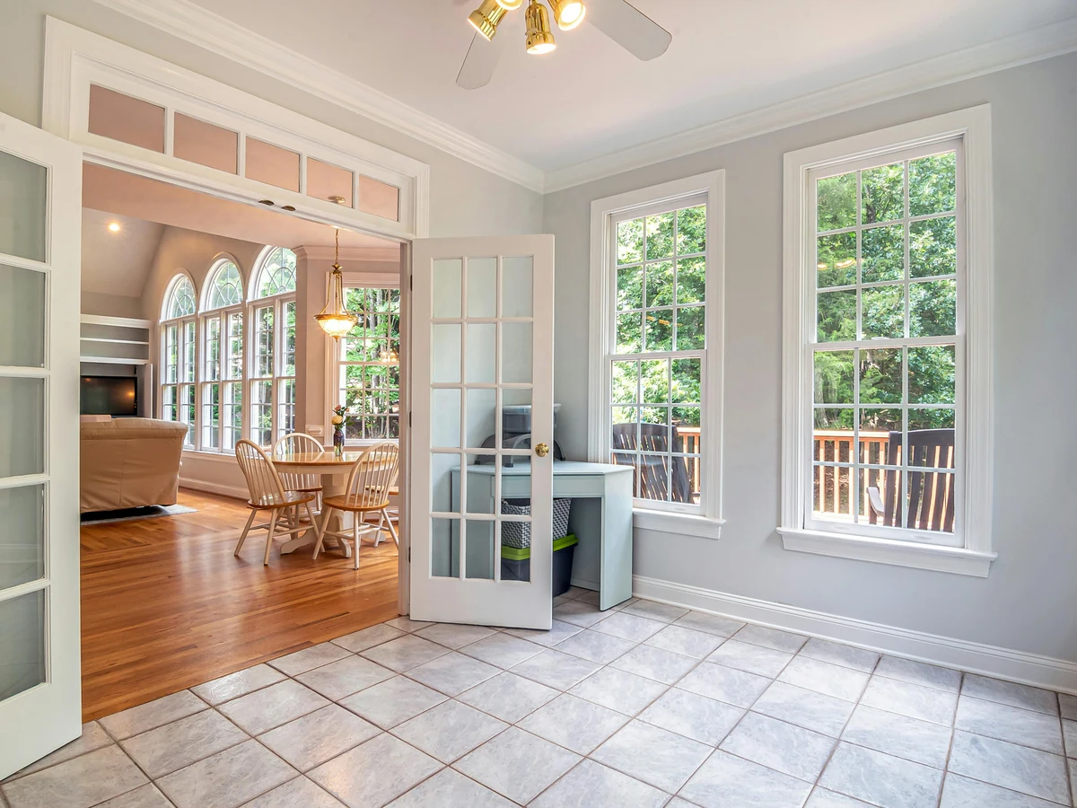 Interior painters in Bridgend - light open plan room